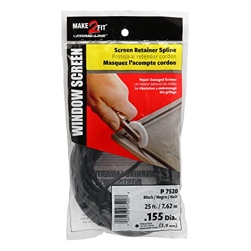 Prime-Line P 7520 Bulk Screen Spline, 0.155-Inch Diameter, 25 ft. Roll, Black - Image 5