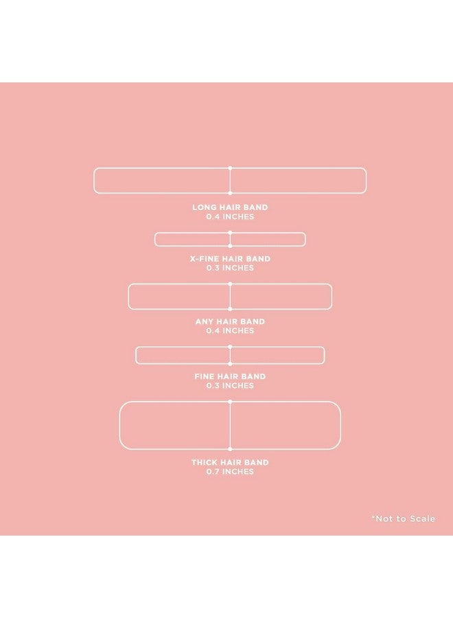 Gimme Beauty - Long & Curly Fit Hair Ties - Black Onyx - Damage Free Hair Ties - Seamless Microfiber Elastics - Long & Curly Hair Accessories - No Snagging, Dents, or Breakage (6 Count) - Image 2