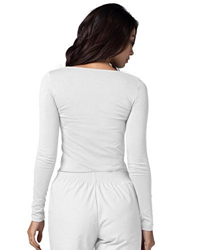 Adar Uniforms Underscrubs for Women 3 Pack - Long Sleeve Underscrub Comfort Tee - 2903 - White - L - Image 4
