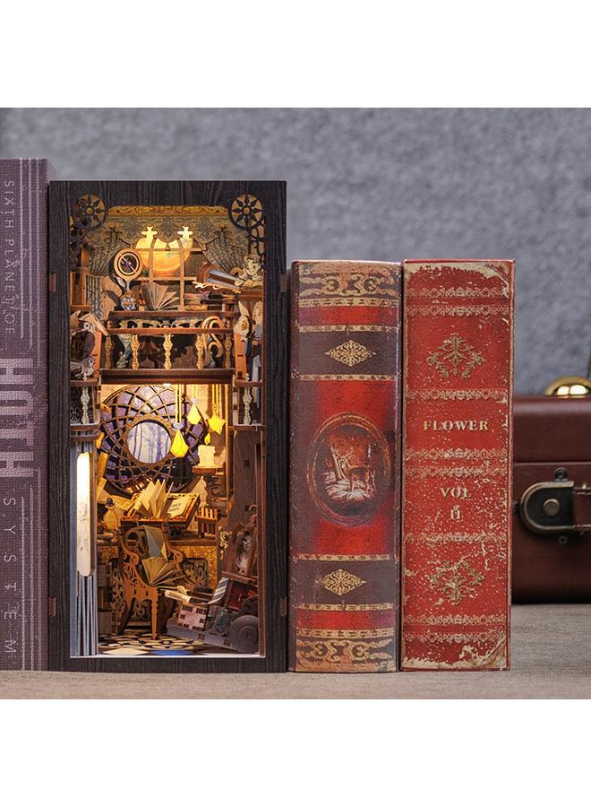 Bluejw CuteBee Nebula Resting Room Diy Wooden 3D Handmade Assembled Book Stand Model Ornaments Toys For Birthday - Image 3