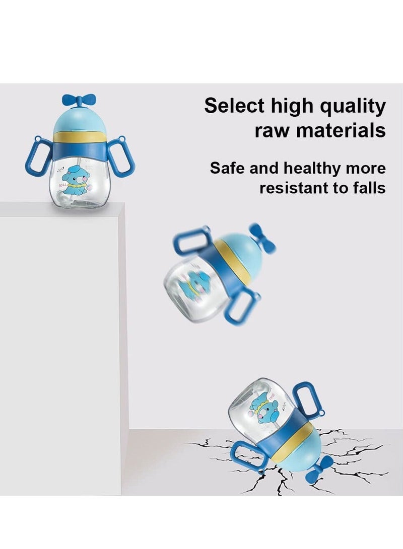 XiuWoo Baby Sippy Cup, Leak-Proof Cup with Weighted Straw - 360ml for Toddlers 8+ Months Easy Learning Drinking - Image 2