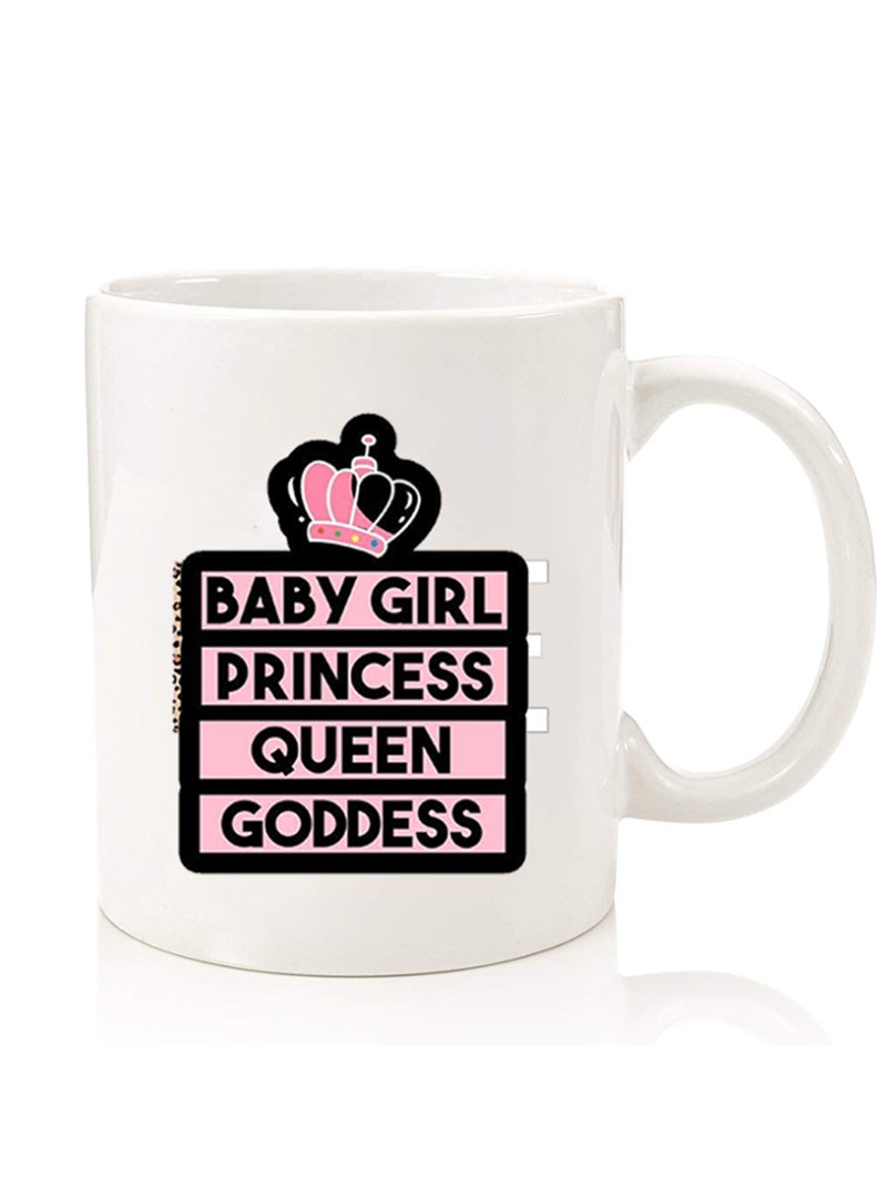 Theodor Premium Quality Two Sided Printed Coffee Mug Tea Cup For Home Office, Kids Men Women Baby Girl Princess - Image 1