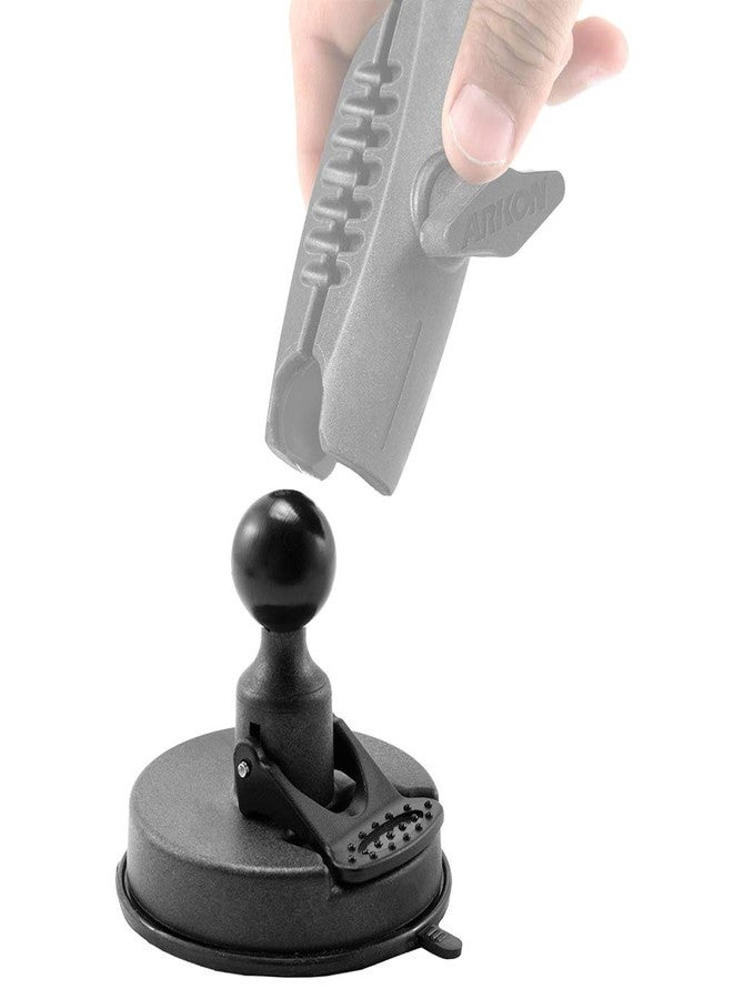 ARKON Mounts Heavy-Duty Sticky Suction Base with 25mm Ball | for Cars & Trucks | Durable Reinforced Composite | Heavy-Duty 25mm Ball End | Strong Suction Base | for Mounts, Arms & Holders | SPRM079 - Image 2