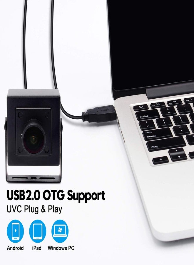 SVPRO Portable USB Camera 1080P Webcam with Wide Angle, HFOV 130 Degree, 0.01Lux Low Light, IMX323 Sensor, H.264 UVC Camera for Windows, MacOS, Linux, Android - Image 3