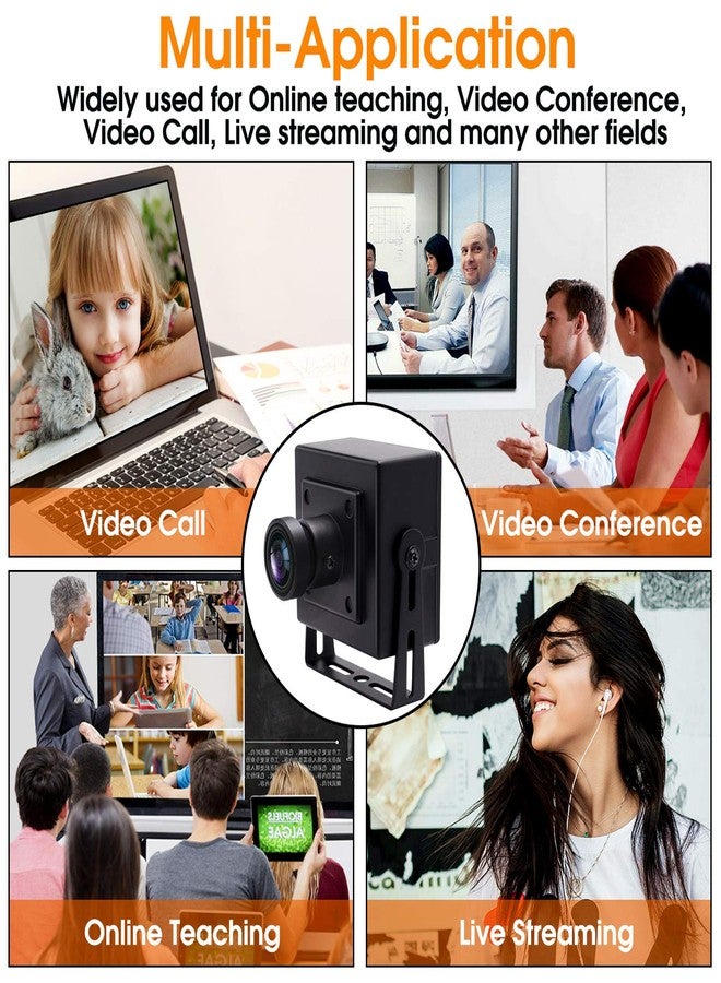 SVPRO Portable USB Camera 1080P Webcam with Wide Angle, HFOV 130 Degree, 0.01Lux Low Light, IMX323 Sensor, H.264 UVC Camera for Windows, MacOS, Linux, Android - Image 5