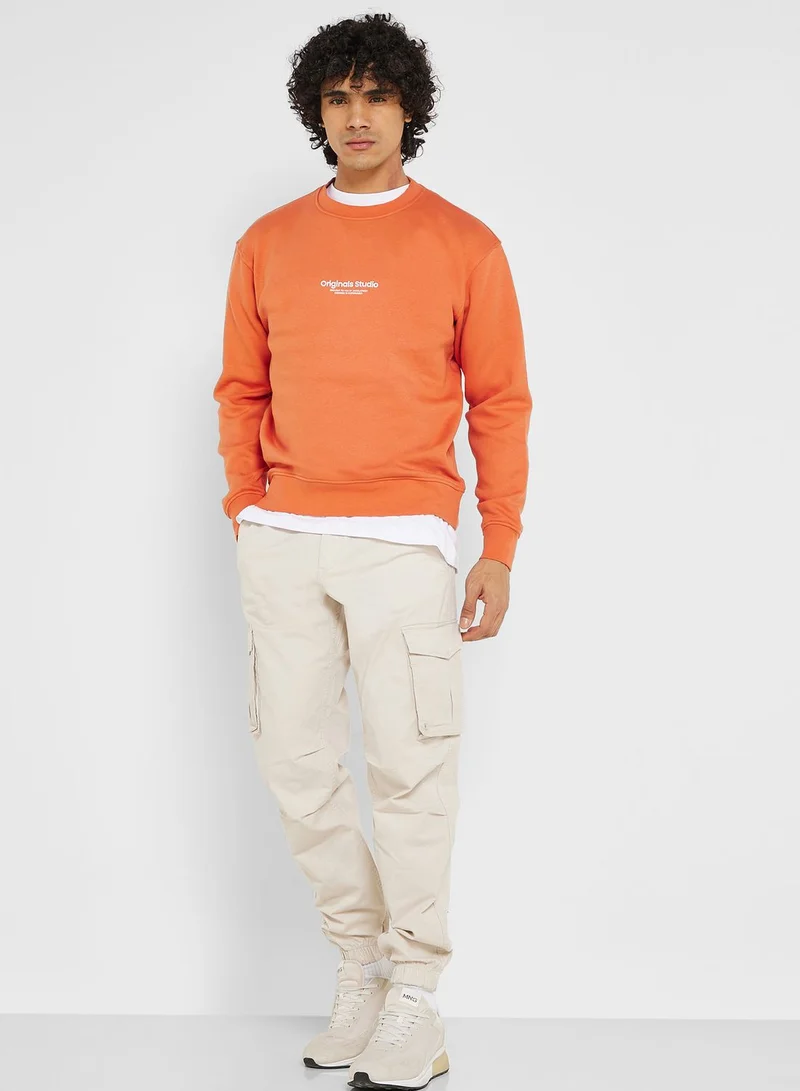 JACK & JONES Originals Studio Print Sweatshirt