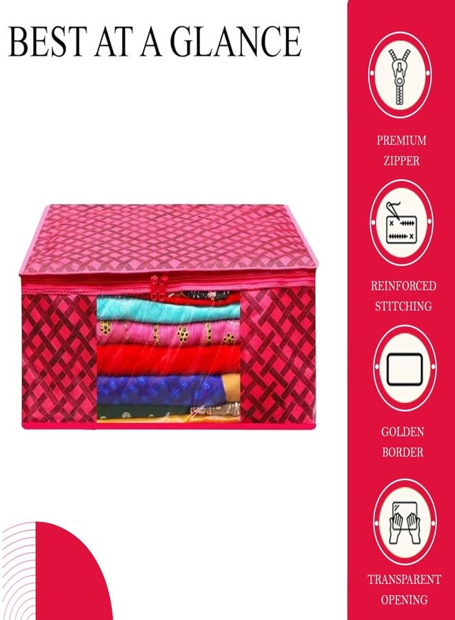 Shaping Fabric Garment Cover Non-Woven 90 GSM with Transparent Window & Double Metal Zipper – Pack of 1 | Dustproof Clothes Storage Bag SDr Sarees, Suits, Jackets, ShirtsAWMN1582493517524148524252 - Image 4