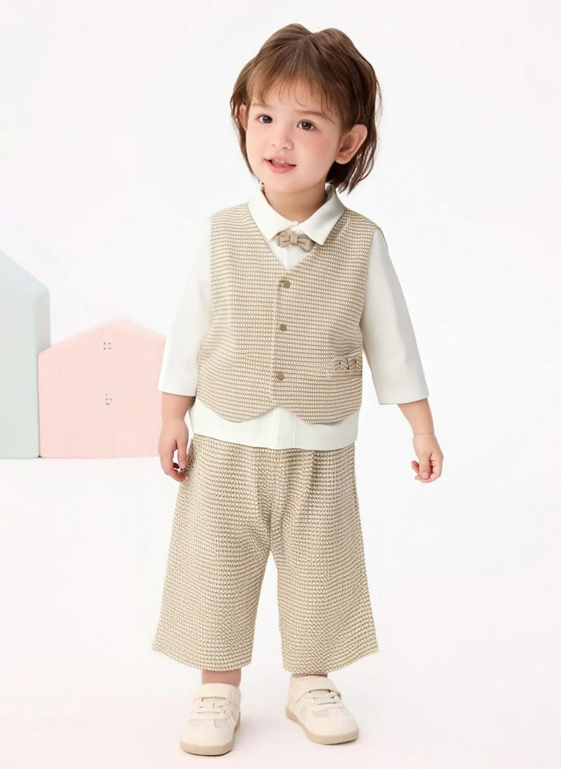 Balabala Boy Baby Knit long sleeve suit