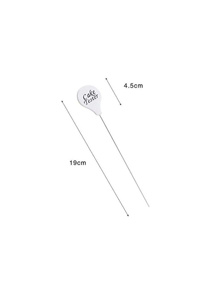 Aeyistry 1 Piece Stainless Steel Cake Tester Reusable Metal Cake Testing Home Bakery Muffin Bread Cake Tester  - Image 3