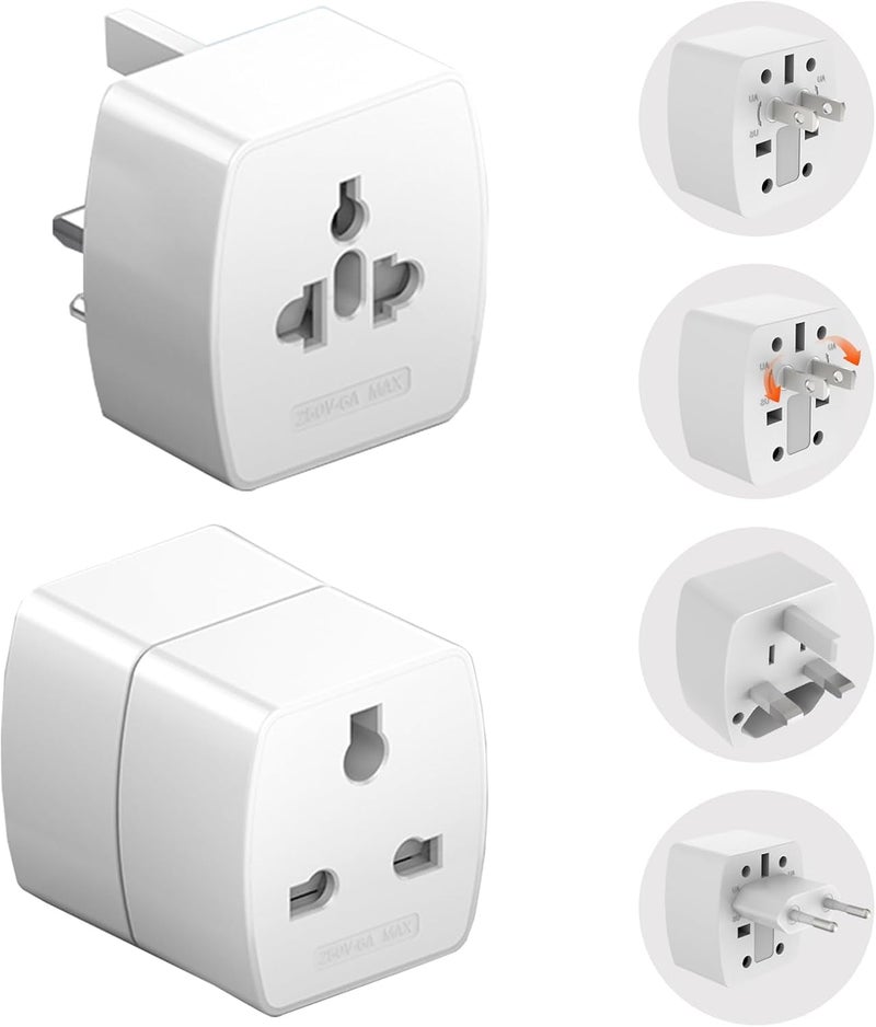 rts Universal Travel Adapter, International All in One Worldwide Travel Adapter and Wall Charger Compatible with, 224 + Countries with Multi Power Outlet Electrical Plug Mobile,Laptop,Tablets,Camera - Image 1