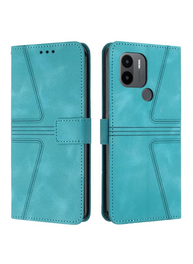 Case For Xiaomi Redmi A1+ Triangle Solid Color Leather Phone Case