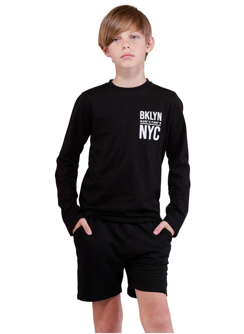 Nuego Fashion Boy T-Shirt Front & Back Printed Pure Cotton, Comfortable and Eco Friendly Age 8 - 14 Years - pzsku/Z0953EC2DCA5FF1497BD7Z/45/_/1715678496/08d7abc9-473f-4578-98c5-843e594c7ebd