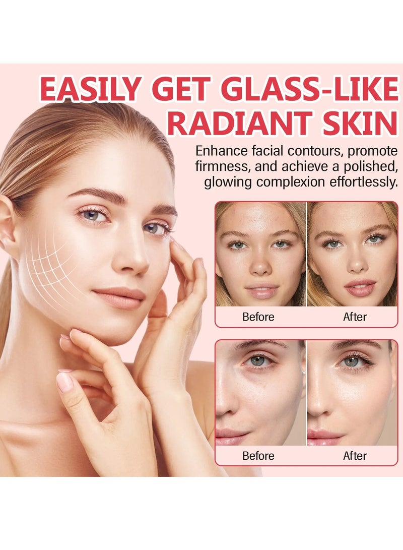 IKZEE 100ml Collagen Jelly Cream with Freeze Dried Hydrolyzed Collagen Long Lasting Hydration Elasticity Barrier Lifted Skin Look Anti Wrinkle Firming Gel Moisturizer Skin Treatment Cream - Image 3