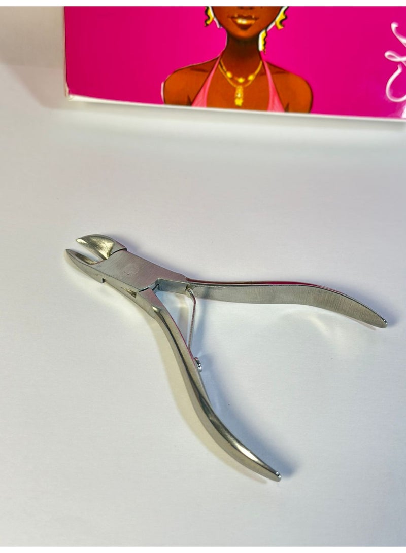 Metal Nail Cuticle Trimmer with Cuticle Pusher and Cutter, 1 Pcs Professional Cuticle Remover Tool , Cuticle Cutter Set, Cuticle Nippers, Cuticle Clippers for Women, Manicure Pedicure Tool 1PC - Image 3