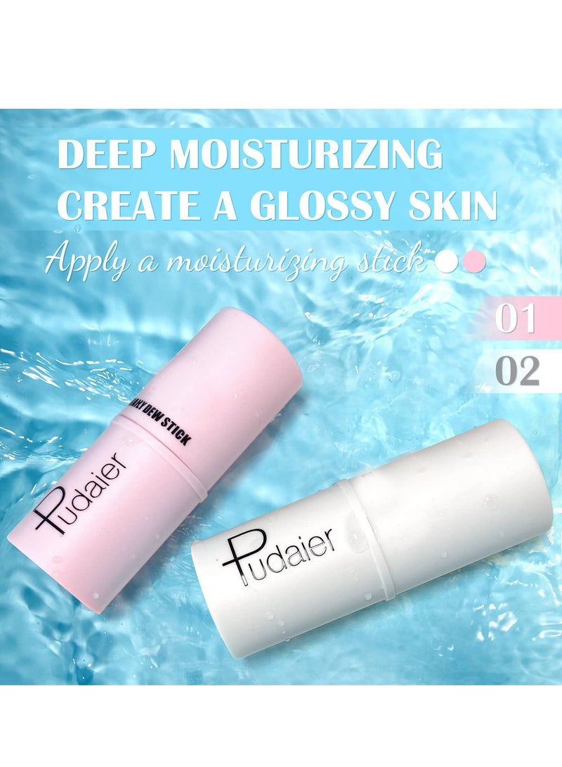 Moisturizing Multi Balm Stick Facial, 2 Pcs Anti Wrinkle Around Your Eyes Face Body Skin Moisturizer, Hydrate & Manage Wrinkles Around Your Face (8g)