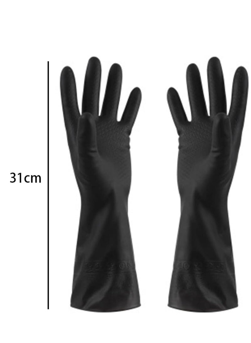 5 Pack Of Chemical Protective Nitrile Rubber Gloves - Diesel Anti-Skid, Kerosene, Industrial Oil-Proof, Anti-Corrosion, Acid Resistance Latex Gloves - Image 3