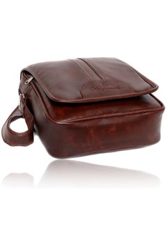 Bagneeds Men's Sling Bag Synthetic Leather | Brown |  - Image 5