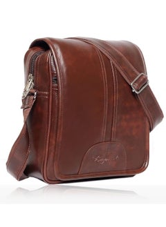 Bagneeds Men's Sling Bag Synthetic Leather | Brown |  - Image 1