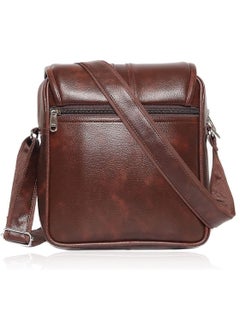Bagneeds Men's Sling Bag Synthetic Leather | Brown |  - Image 4