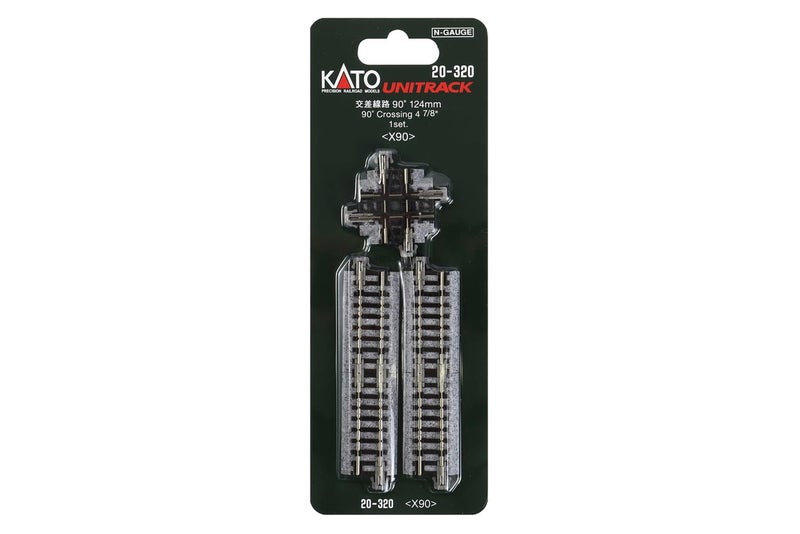 Kato USA Inc. N 124mm 4-7/8 90-Degree Crossing KAT20320 N Track - Image 4
