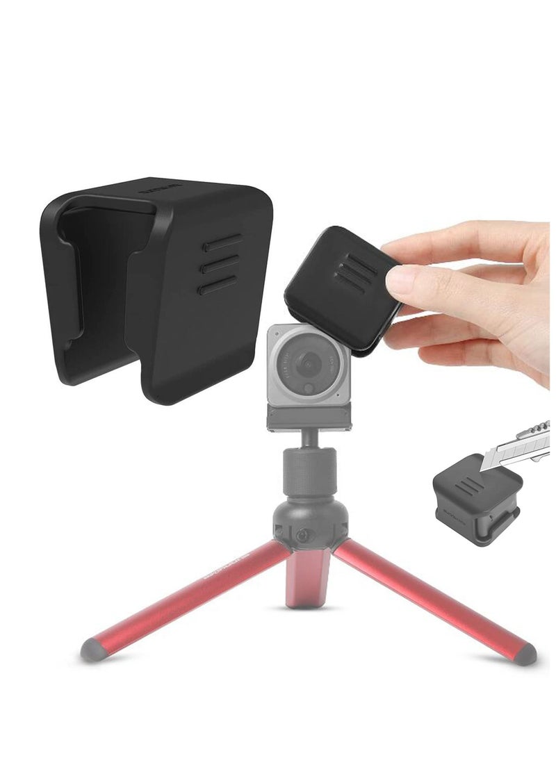 كابتن تيك غطاء العدسة غطاء العدسة للإجراء 2 ، غطاء العدسة من السيليكون غطاء واقي من الصدمات الواقية ملحقات غطاء العدسة الواقية لـ DJI Action 2 - Image 1