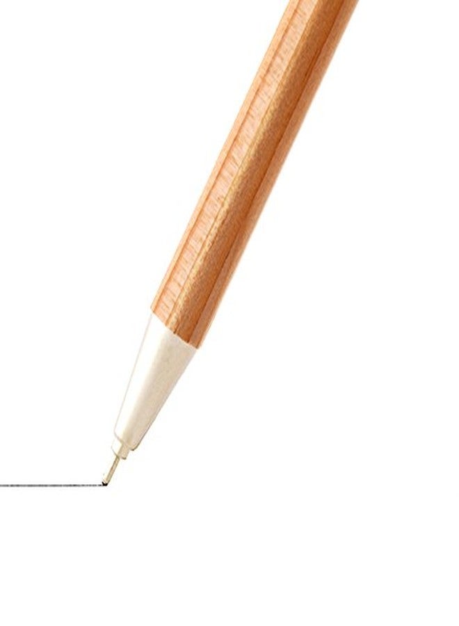 Delfonics Wood Ball Pen Black Ink - Yellow - Image 2