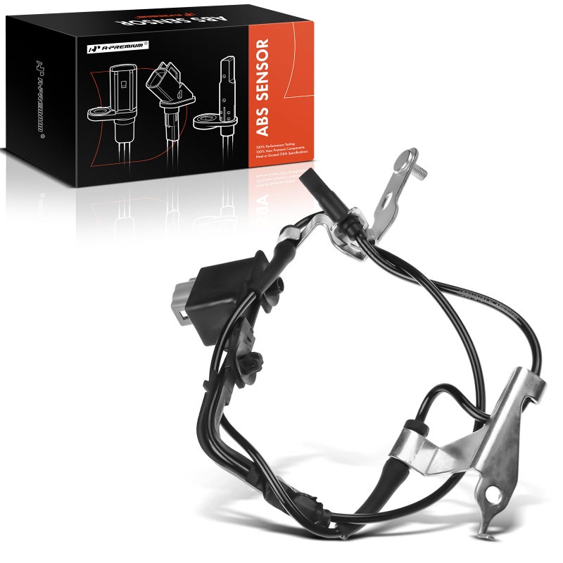 Generic A-Premium ABS Wheel Speed Sensor Compatible with Mazda Models - 6 2009 2010 2011 2012 2013, 2.5L/3.7L, Sedan - Front Right Passenger Side, Replace# GS3L-43-70X, GS3L4370X  - Image 1