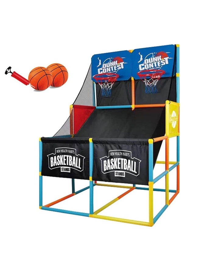 Max Strength Basketball arcade game Indoor Basketball Hoop Shooting Training System with Basketball - Image 1
