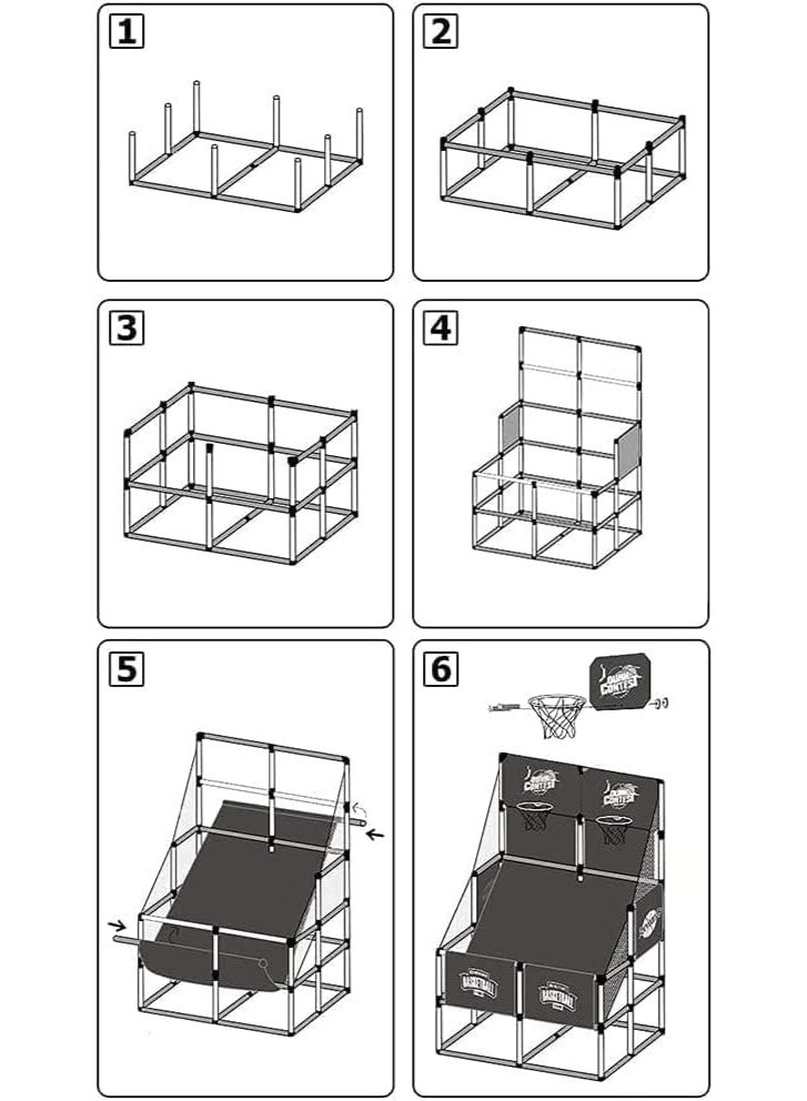 Max Strength Basketball arcade game Indoor Basketball Hoop Shooting Training System with Basketball - Image 5