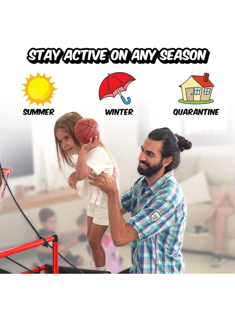 Max Strength Basketball arcade game Indoor Basketball Hoop Shooting Training System with Basketball - Image 3