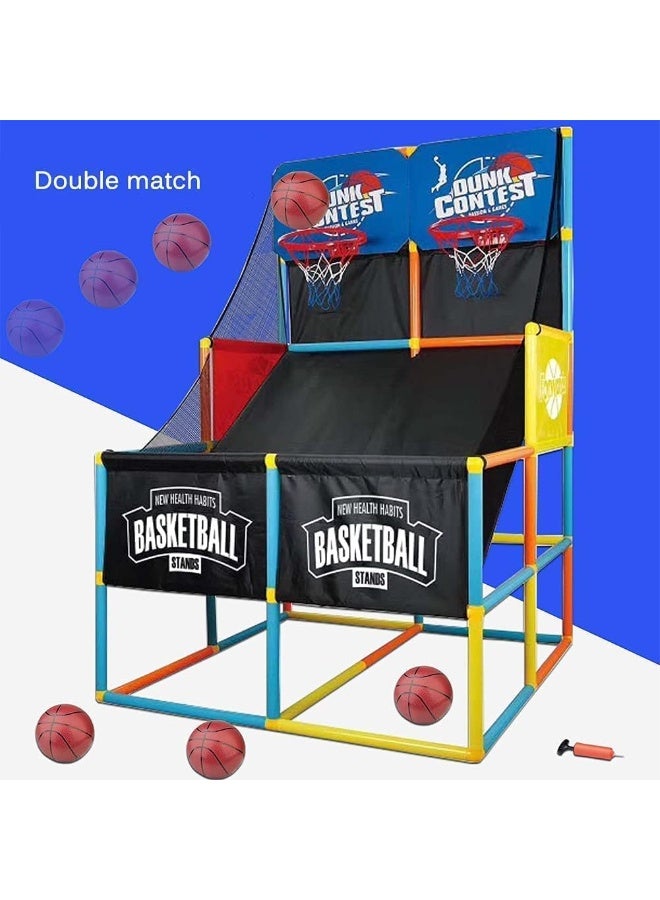 Max Strength Basketball arcade game Indoor Basketball Hoop Shooting Training System with Basketball - Image 2