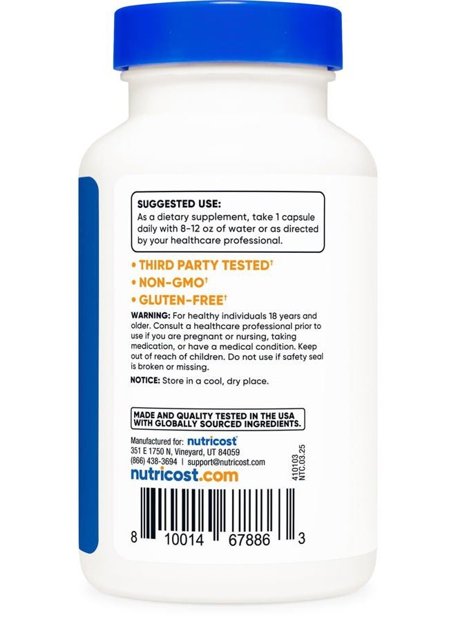 Nutricost مستخلص بروبوليس النحل 10:1 5000 ملغ مكافئ، 120 كبسولة - خالي من الغلوتين، غير معدل وراثيًا، مكمل غذائي نباتي، من 500 ملغ من المستخلص 10:1 - Image 4