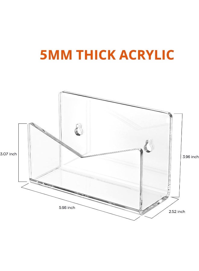TPGP Acrylic Mail Holder, Envelope Holder For Desk Countertop Letter Holder For Home Office School - Image 2