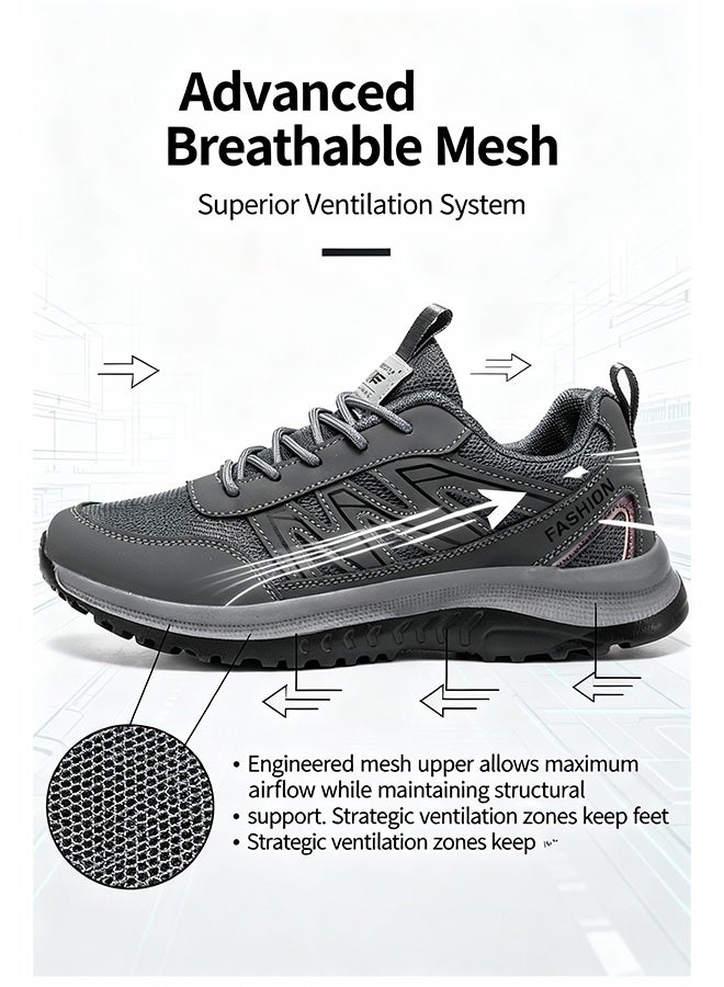 Men's Casual Sneakers - Soft Sole Non-Slip Comfortable Sports Shoes - Image 4