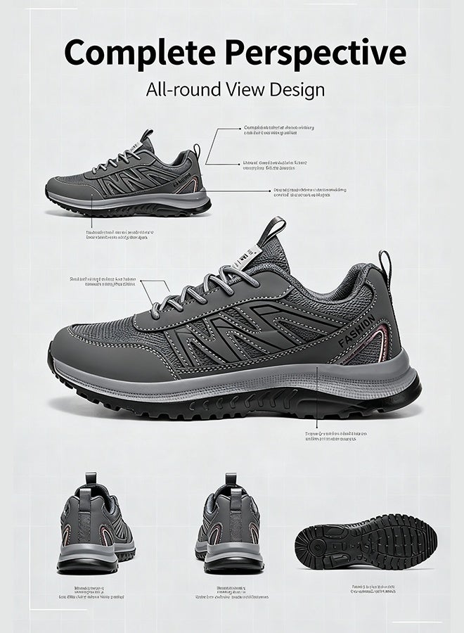 Men's Casual Sneakers - Soft Sole Non-Slip Comfortable Sports Shoes - Image 2