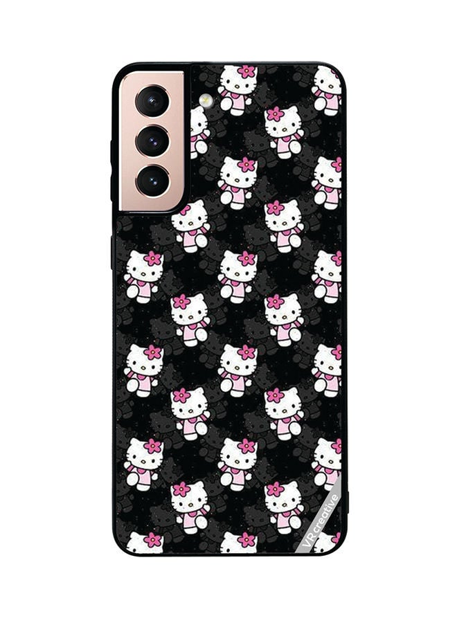 VR CREATIVE Protective Case Cover For Samsung Galaxy S21 5G Hello Kitty Design Multicolour - Image 1