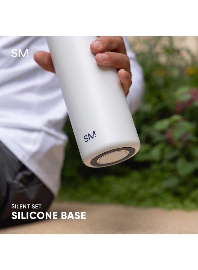 Simple Modern Mesa Sport Water Bottle with Covered Spout | 24oz Cup Holder Friendly Insulated Stainless Steel Bottle for Gym, Sports and Travel | Polar Bear - Image 5