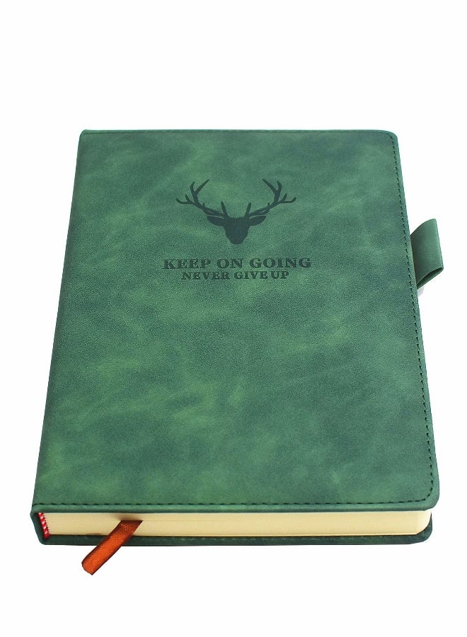 Generic A5 Notebook Journal Hardcover Executive Diary with Premium Thick Paper, College Lined Journal, 8.3"×5.7", 360 Page, Perfect for Office Home School Business Writing Note Taking (Green)  - Image 1