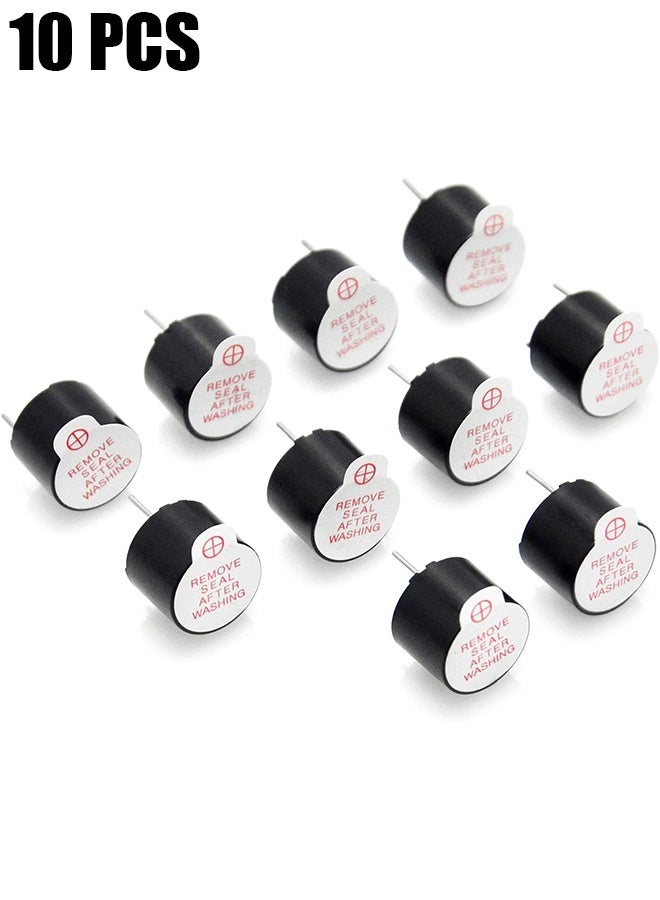 Ba Love 10 Pcs 12x9.5mm DC 3V Active Buzzer for Arduino Raspberry Pi ...