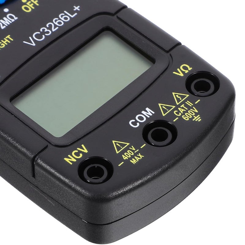 مقياس كهربائي رقمي 3266L+، مقياس متعدد الوظائف يحتوي على جهاز فحص المقاومة وقياس التيار والجهد، مناسب للاستخدام المنزلي - Image 3