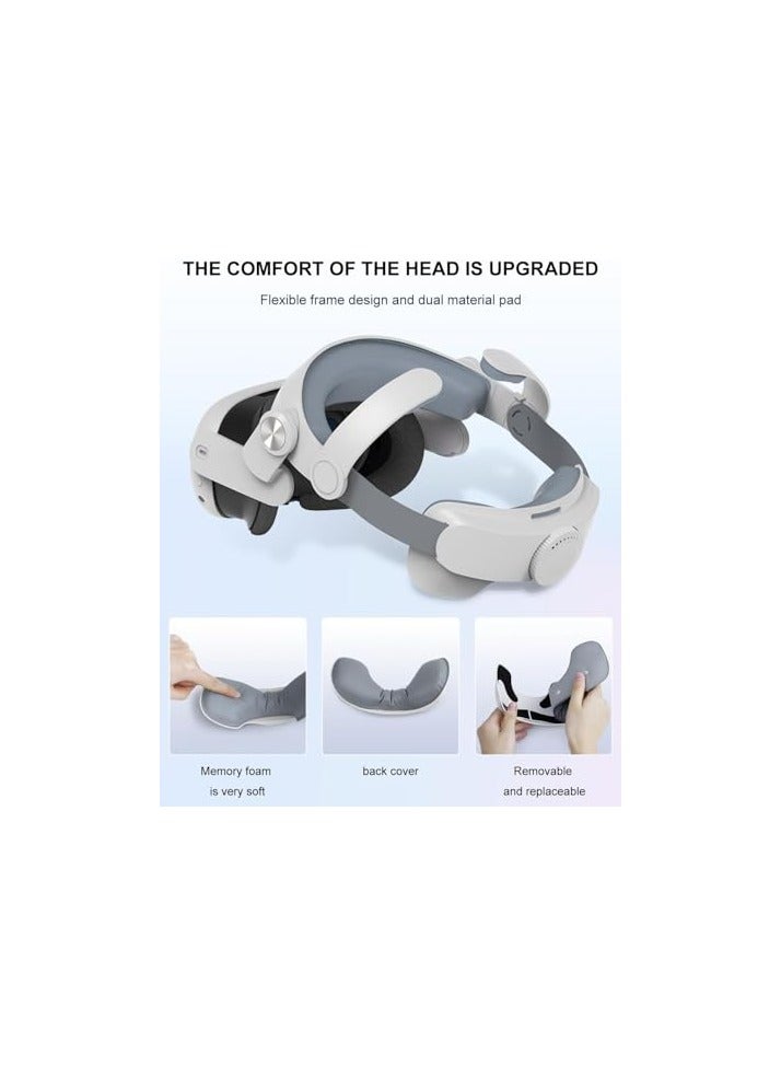 erorex Wireless Gaming Controller Head Strap for Quest 3, Comfort Elite Strap for Oculus Quest 3 Accessories - Image 5
