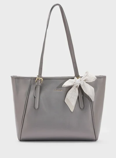 Khizana Metal Trim Detail Everyday Tote Bag