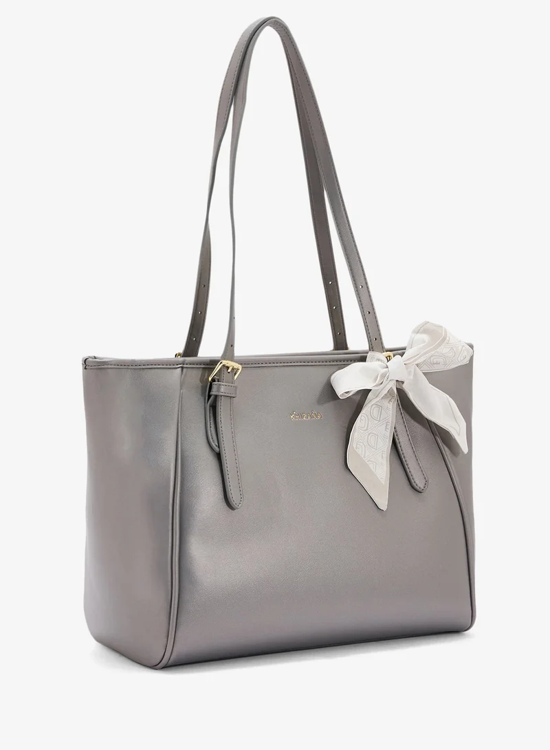 Khizana  Metal Trim Detail Everyday Tote Bag for Women | Best Price UAE