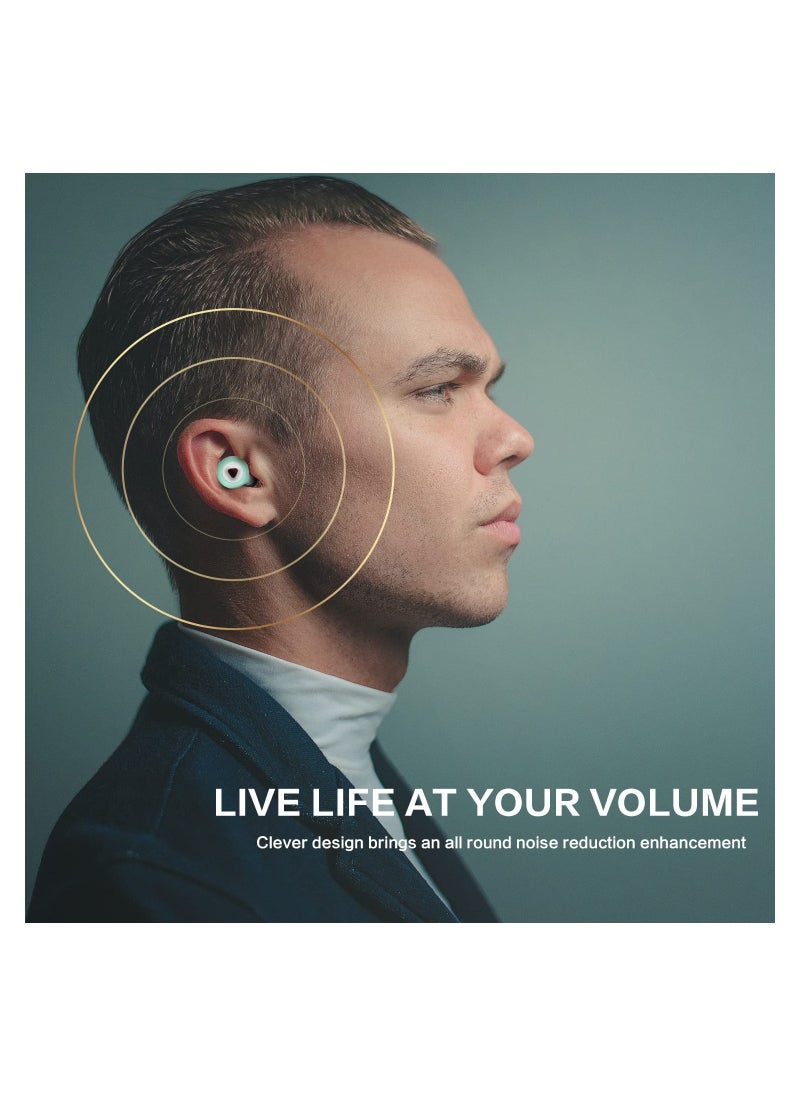 Generic - Super Soft Noise Cancelling Ear Plugs for Sleeping, Reusable Silicone Hearing Protection, Comfortable and Flexible Ear Plugs for a Peaceful Night's Sleep. - Image 1