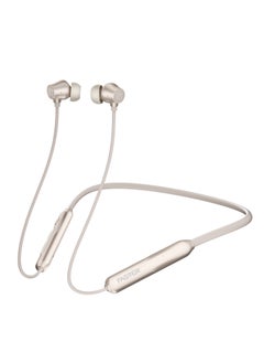 Faster Sports Neckband In-Ear Wireless Earphones - Noise Canceling Headphones with Mic - Deep Bass, Active Noise Cancellation, Magnetic Buds, Fast Charging, and Voice Assistant - Earbuds Perfect for Sports, Gaming, Call, Music (White)  - Image 1