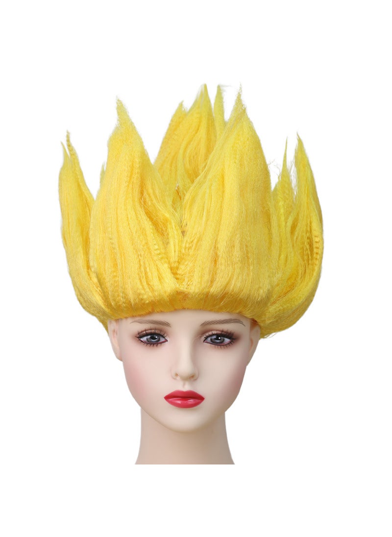Generic - Kids Goku Costume Halloween Cosplay Wig-Black - Image 1
