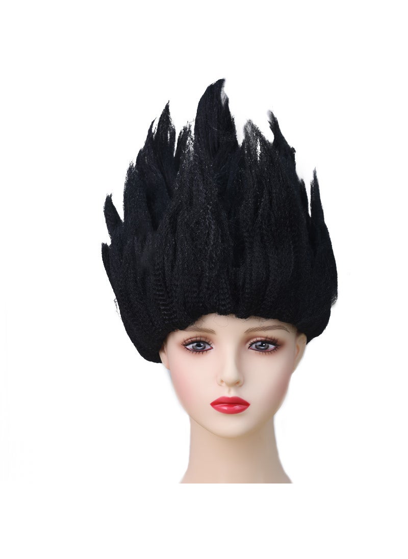 Generic - Kids Goku Costume Halloween Cosplay Wig-Black - Image 1