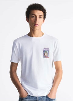 JoJo's Bizarre Adventure White Tshirt JoJo's Bizarre Adventure White Tee Tusk Tee Johnny Joestar Jonathan Joestar-Anime