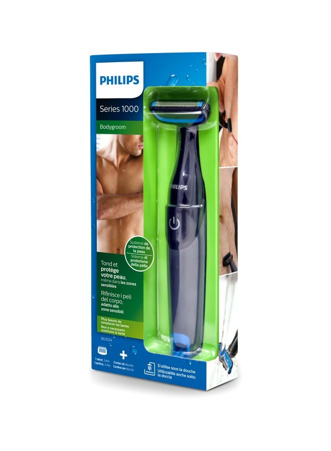 Philips Battery Operated Body Groomer Black/Blue - Image 3
