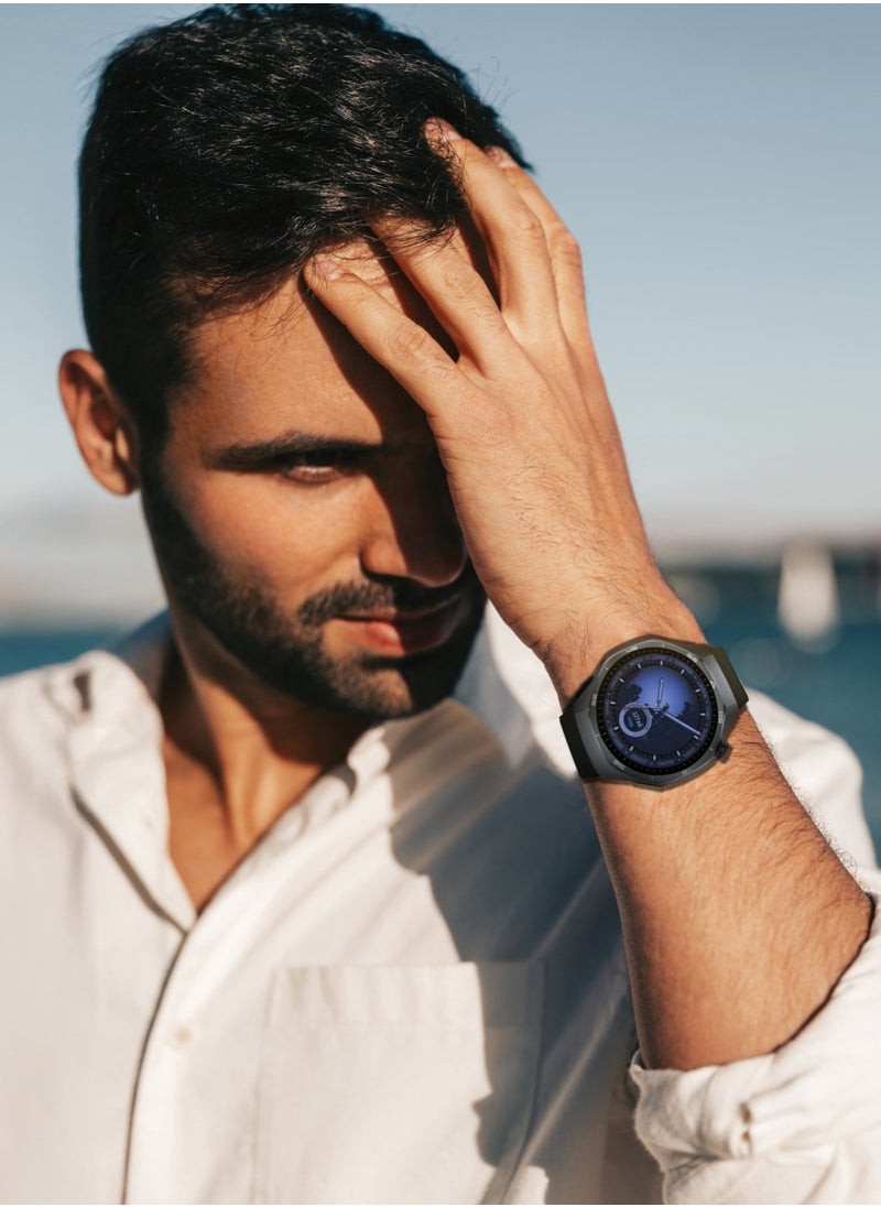 GREEN LION Smart Watch 1.43" AMOLED Tech Master / Bluetooth Calling / Message Notification / Navigation Support / NFC Support / Activity Tracker / Sport Mode / Voice Record / Heart Rate - Black  - Image 2